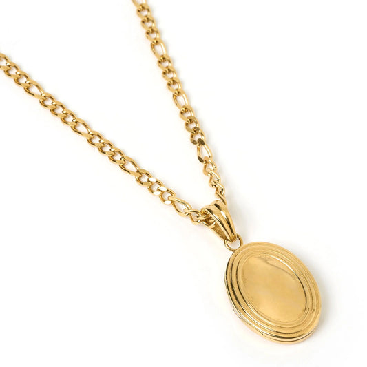 Classic Gold Locket Necklace