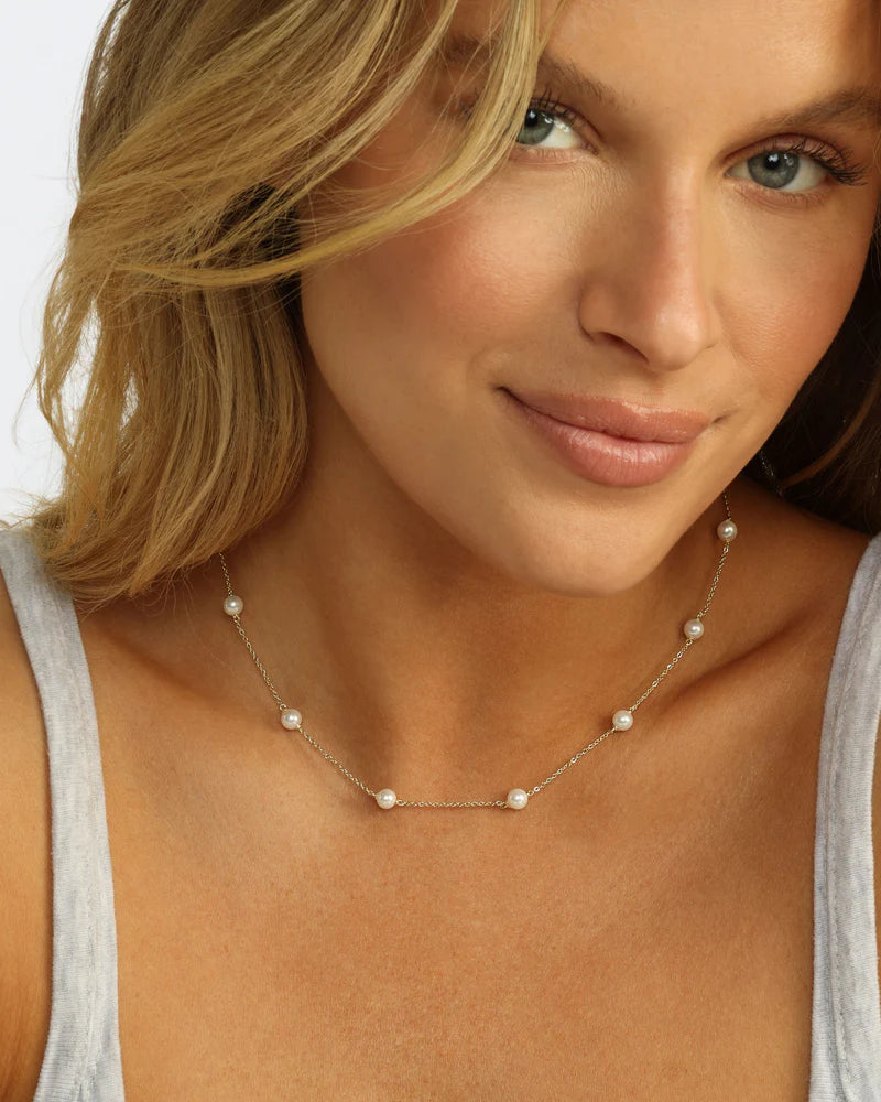 Perfect Pearl Infinity Necklace