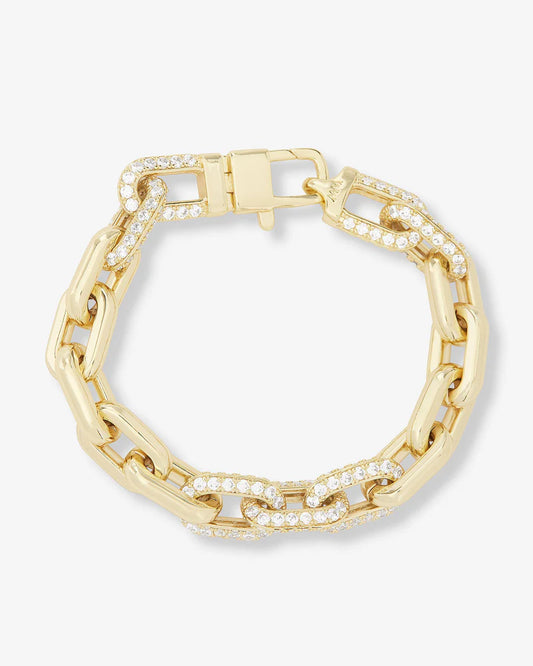 Frankie Pave' Chain Bracelet