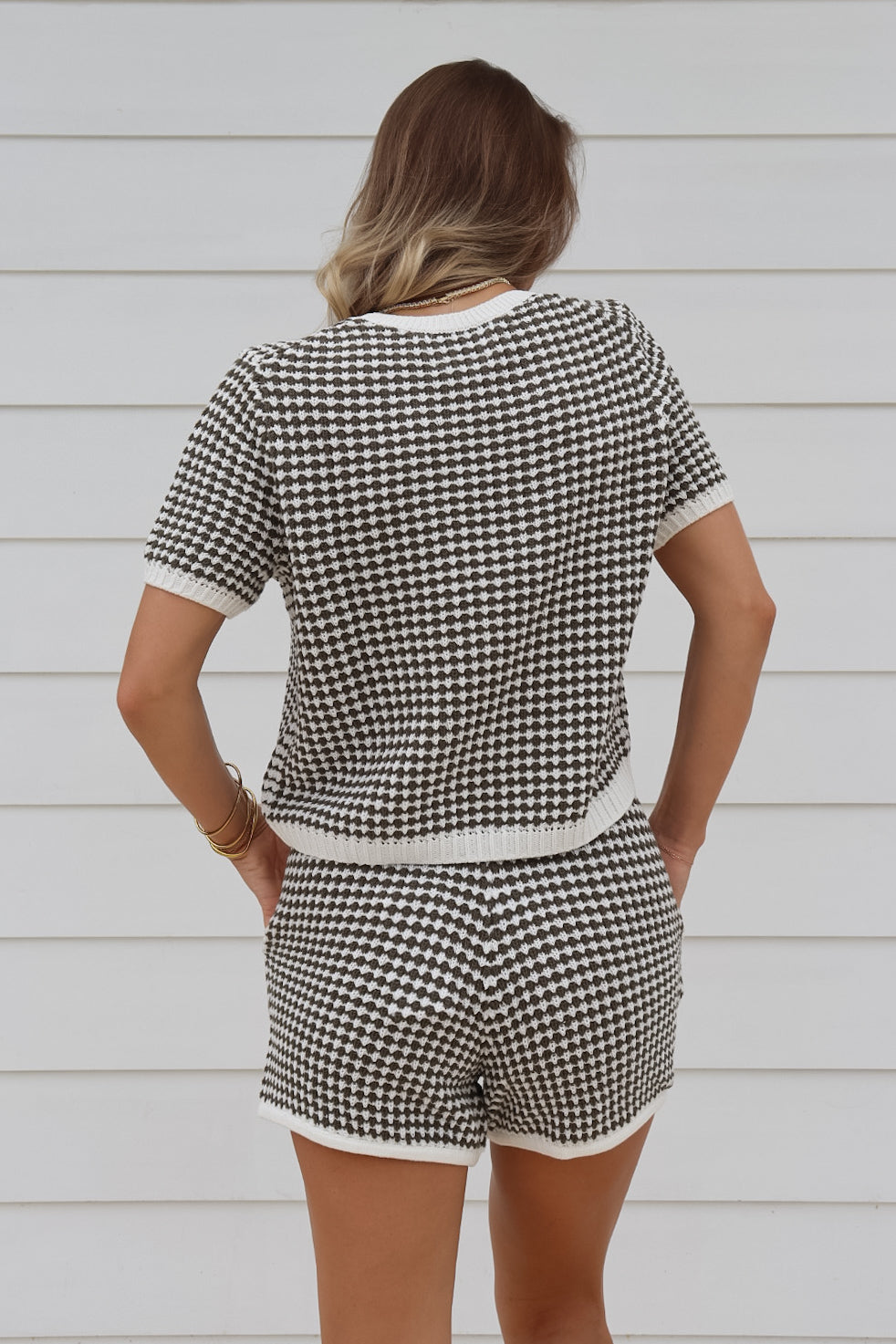 Palmer Houndstooth Tee