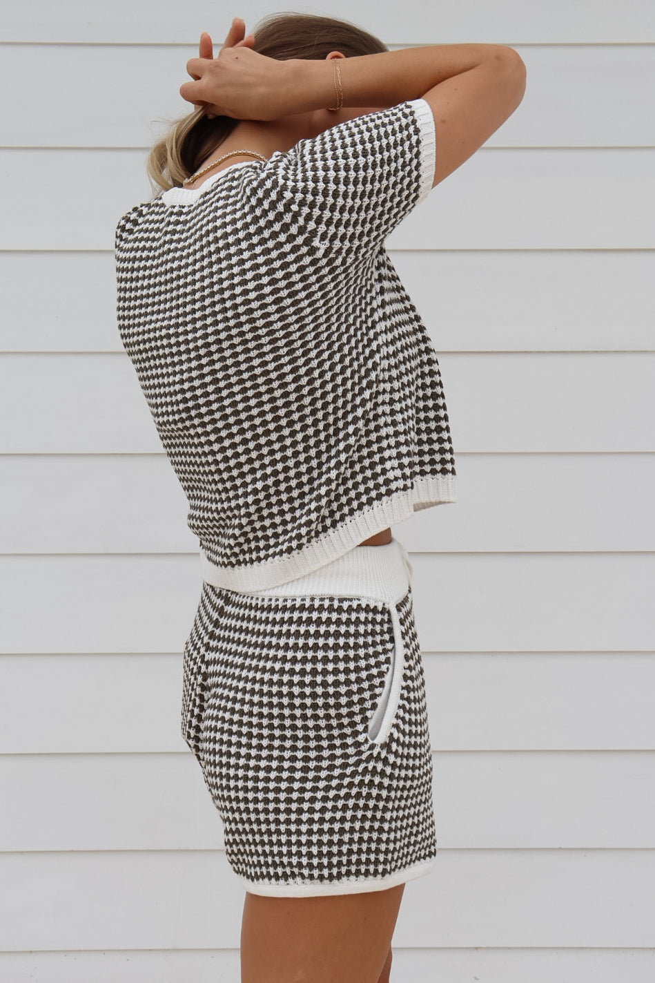 Palmer Houndstooth Tee