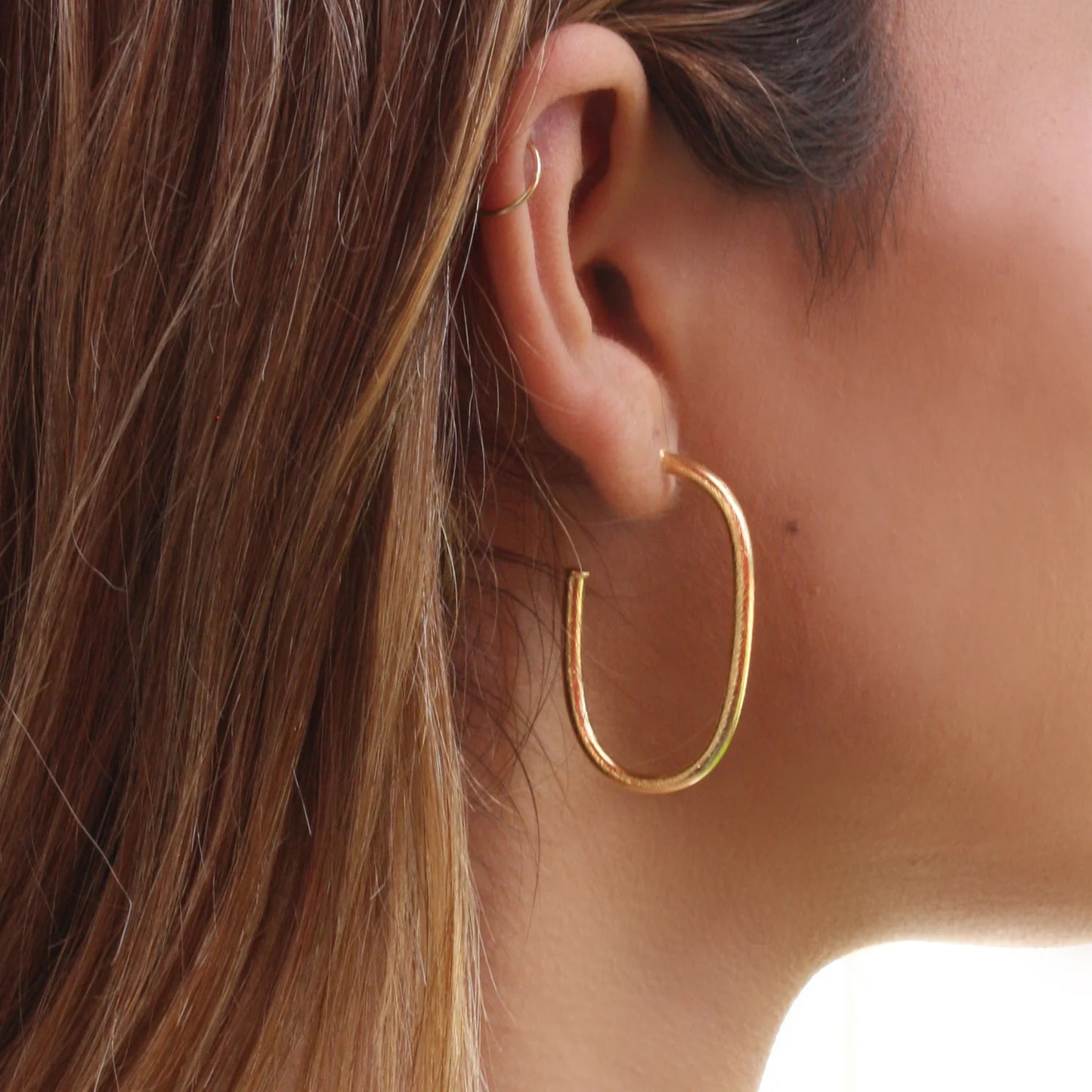 Theadora Gold Hoops