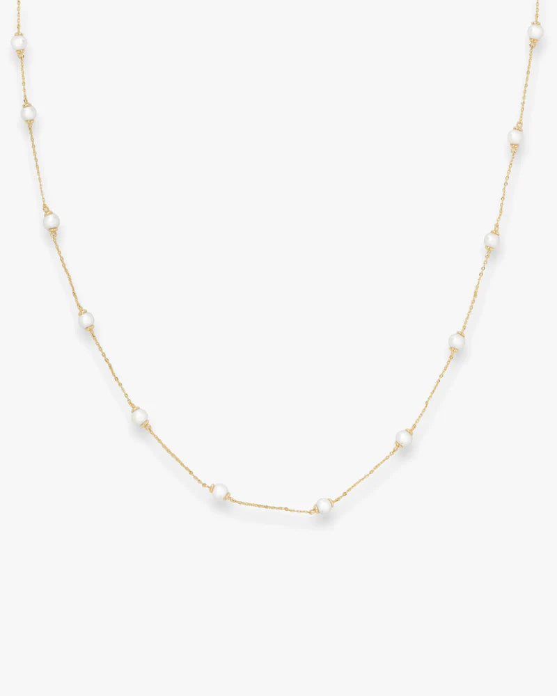 Perfect Pearl Infinity Necklace