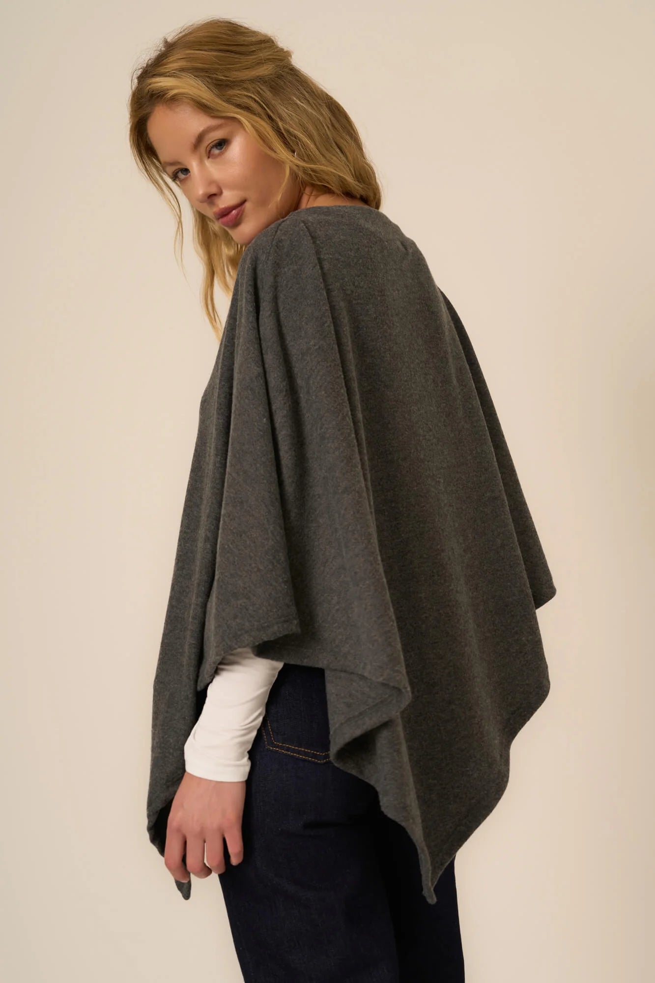 First Rodeo Brushed Poncho